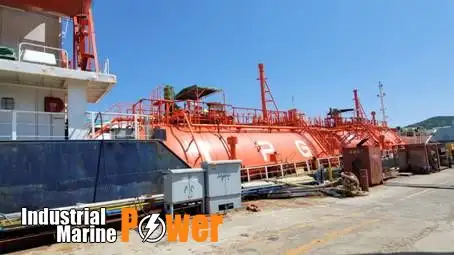 လျှပ်စစ်ဓာတ်ငွေ့တင်သင်္ဘော (LNG) ရောင်းချရန်အတွက်