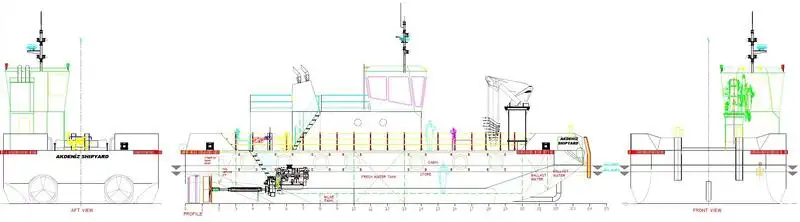 လှေတွေနဲ့ အလုပ်လုပ်တယ်။ ရောင်းရန်