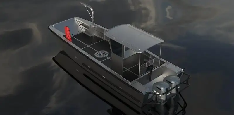 လှေတွေနဲ့ အလုပ်လုပ်တယ်။ ရောင်းရန်