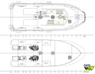 လှေတွေနဲ့ အလုပ်လုပ်တယ်။ ရောင်းရန်