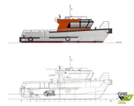 လှေတွေနဲ့ အလုပ်လုပ်တယ်။ ရောင်းရန်